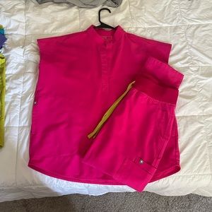 Figs Shocking Pink Scrubs